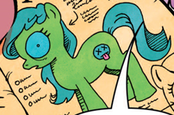 Size: 278x183 | Tagged: safe, idw, species:earth pony, species:pony, female, illustration, mare, solo, unnamed pony