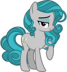 Size: 3000x3200 | Tagged: safe, alternate version, artist:cheezedoodle96, idw, species:earth pony, species:pony, .svg available, cutie mark, eyeshadow, female, filly, idw showified, lidded eyes, looking at you, makeup, mare, raised eyebrow, raised hoof, simple background, smiling, solo, svg, swift foot, teenager, thracian, transparent background, vector