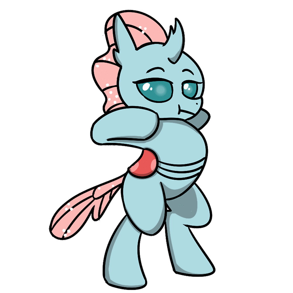 Size: 1000x1000 | Tagged: safe, artist:sugar morning, character:ocellus, species:changeling, species:reformed changeling, :i, animated, bipedal, cute, dancing, diaocelles, female, party hard, perfect loop, pumping, silly, simple background, solo, transparent background