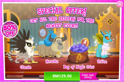 Size: 1036x682 | Tagged: safe, gameloft, idw, official, advertisement, costs real money, crack is cheaper, glenda, greedloft, horwitz, idw showified, sale, urtica