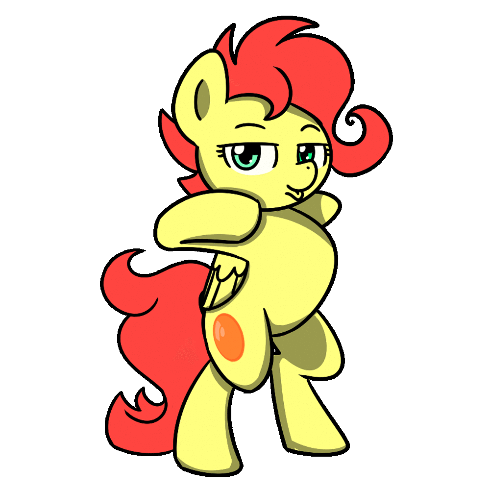 Size: 1000x1000 | Tagged: safe, artist:sugar morning, oc, oc only, species:pony, animated, bipedal, commission, cute, dancing, female, gif, mare, perfect loop, pumping, simple background, solo, text, transparent background, ych result