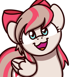 Size: 1000x1000 | Tagged: safe, artist:sugar morning, character:angel wings, species:pegasus, species:pony, clothing, female, looking at you, simple background, smiling, solo, sugar morning's smiling ponies, transparent background