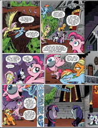 Size: 1000x1309 | Tagged: safe, idw, official comic, character:applejack, character:fluttershy, character:pinkie pie, character:rainbow dash, character:rarity, character:twilight sparkle, comic, mane six