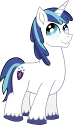 Size: 524x898 | Tagged: safe, artist:malte279, character:shining armor, species:pony, colt, eyes rolling back, male, simple background, solo, transparent background, vector