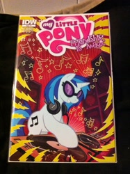 Size: 1936x2592 | Tagged: safe, idw, character:dj pon-3, character:vinyl scratch, comic book, merchandise