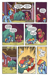 Size: 994x1529 | Tagged: safe, artist:tonyfleecs, idw, character:big mcintosh, character:rainbow dash, preview