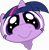 Size: 6035x6148 | Tagged: safe, artist:baka-neku, idw, character:twilight sparkle, species:pony, species:unicorn, absurd resolution, boop, c:, cute, faec, female, fisheye lens, idw showified, looking at you, mare, offscreen character, pov, simple background, smiling, solo, transparent background, twiabetes, vector