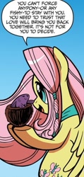 Size: 293x616 | Tagged: safe, artist:brendahickey, idw, official comic, character:fluttershy, species:pegasus, species:pony, comic panel, cropped, long hair