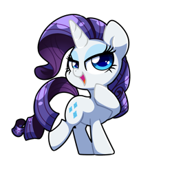 Size: 4096x4096 | Tagged: safe, artist:sugar morning, character:rarity, species:pony, species:unicorn, absurd resolution, cute, female, mare, raribetes, simple background, solo, standing, transparent background