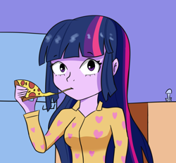 Size: 2104x1954 | Tagged: safe, artist:artiks, character:twilight sparkle, character:twilight sparkle (alicorn), newbie artist training grounds, my little pony:equestria girls, atg 2020, female, food, meat, pepperoni, pepperoni pizza, pizza
