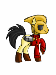 Size: 1536x2048 | Tagged: safe, artist:icollectluck, idw, helmet, jetpack, ponified, the rocketeer, turbine