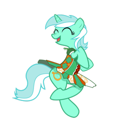 Size: 894x894 | Tagged: safe, artist:contreras19, idw, character:lyra heartstrings, species:pony, species:unicorn, clothing, cute, dress, eyes closed, idw showified, lyrabetes, lyrish, saint patrick's day, simple background, smiling, solo, transparent background, vector