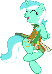 Size: 2746x3909 | Tagged: safe, artist:jerick, idw, character:lyra heartstrings, species:pony, species:unicorn, bipedal, clothing, dancing, dress, eyes closed, happy, idw showified, irish, lyrish, saint patrick's day, simple background, solo, transparent background, vector