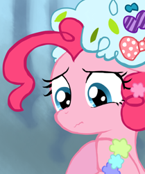 Size: 500x598 | Tagged: safe, artist:momo, character:pinkie pie, askharajukupinkiepie, bow, japanese, solo