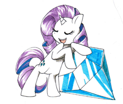 Size: 500x423 | Tagged: safe, artist:jiayi, character:rarity, character:tom, species:pony, species:unicorn, episode:the return of harmony, g4, my little pony: friendship is magic, diamond, discorded, gem, simple background, solo, white background