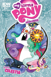 Size: 922x1400 | Tagged: safe, idw, character:princess cadance, character:princess celestia, character:princess luna, bandana, cover, earring, jewelry