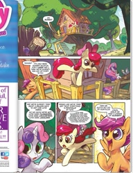 Size: 715x931 | Tagged: safe, idw, character:apple bloom, character:scootaloo, character:sweetie belle, species:pegasus, species:pony, cutie mark crusaders, idw advertisement, preview