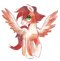 Size: 1065x1075 | Tagged: source needed, useless source url, safe, artist:suikuzu, oc, oc only, species:pegasus, species:pony, deepermadness, male, pinto, simple background, solo, stallion, white background