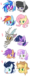 Size: 402x1028 | Tagged: safe, artist:megarexetera, character:braeburn, character:discord, character:dj pon-3, character:fluttershy, character:octavia melody, character:rainbow dash, character:soarin', character:twilight sparkle, character:twilight sparkle (alicorn), character:vinyl scratch, species:alicorn, species:pony, ship:discolight, ship:flutterdash, ship:scootabelle, ship:scratchtavia, ship:soarburn, chibi, female, gay, lesbian, male, mare, shipping, simple background, straight, white background