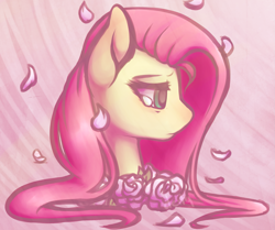Size: 2269x1897 | Tagged: safe, artist:catitty, character:fluttershy, portrait, solo