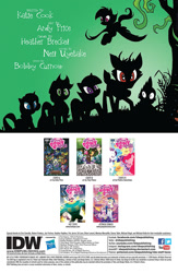Size: 900x1384 | Tagged: safe, idw, character:applejack, character:bramble, character:rainbow dash, character:rarity, character:spike, character:twilight sparkle, character:twilight sparkle (alicorn), species:alicorn, species:deer, species:pony, female, idw advertisement, mare, preview