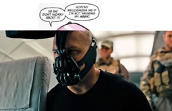 Size: 560x361 | Tagged: safe, idw, bane, the dark knight rises