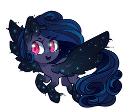 Size: 824x728 | Tagged: safe, artist:buljong, artist:clayterran, oc, oc only, oc:astra, species:pegasus, species:pony, crying, flying, simple background, smiling, solo, sparkles, starry eyes, stars, transparent background, wingding eyes
