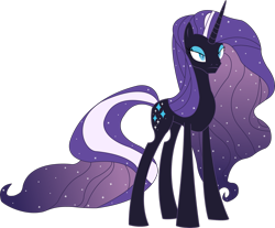 Size: 1959x1621 | Tagged: safe, artist:sketchmcreations, edit, idw, official comic, character:nightmare rarity, character:rarity, dark side, evil, inkscape, simple background, solo, sparkling, transparent background, vector, vector edit
