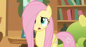 Size: 294x163 | Tagged: safe, screencap, character:fluttershy, species:pegasus, species:pony, animated, blowing, female, mare, solo