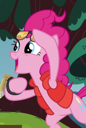 Size: 243x360 | Tagged: safe, screencap, character:pinkie pie, episode:what about discord?, g4, my little pony: friendship is magic, back to the future, clothing, costume, marty mcfly, outfit catalog, pinkie klein, pinkie mcpie, solo