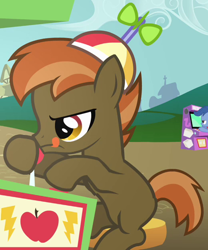 Size: 520x625 | Tagged: safe, screencap, character:archer, character:button mash, species:earth pony, species:pony, episode:hearts and hooves day, g4, my little pony: friendship is magic, arcade, archer (character), background pony, colt, male, scootablue, the perfect stallion