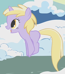 Size: 431x489 | Tagged: safe, screencap, character:dinky hooves, species:pony, species:unicorn, episode:winter wrap up, g4, my little pony: friendship is magic, background pony, cropped, cute, dinkabetes, female, filly, pronking, snow, solo, winter wrap up song