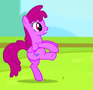 Size: 389x376 | Tagged: safe, screencap, character:rainbow dash, species:pegasus, species:pony, episode:rainbow falls, g4, my little pony: friendship is magic, animated, background pony, dancing, female, juicy fruit, mare, not berry punch, training
