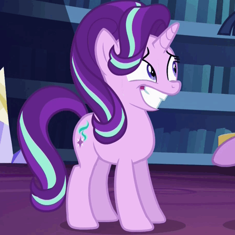 Size: 464x464 | Tagged: safe, screencap, character:starlight glimmer, character:twilight sparkle, character:twilight sparkle (alicorn), species:alicorn, species:pony, episode:the crystalling, g4, my little pony: friendship is magic, animated, anxiety, female, mare, nervous