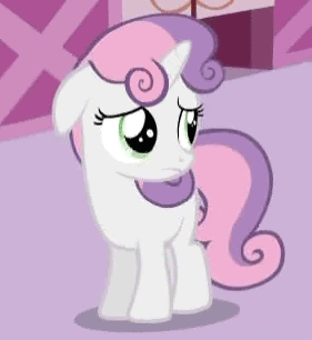 Size: 281x306 | Tagged: safe, screencap, character:sweetie belle, species:pony, species:unicorn, episode:sisterhooves social, g4, my little pony: friendship is magic, animated, female, filly, solo