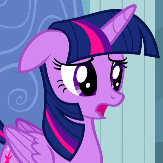 Size: 529x529 | Tagged: safe, screencap, character:twilight sparkle, character:twilight sparkle (alicorn), species:alicorn, species:pony, episode:tanks for the memories, g4, my little pony: friendship is magic, animated, female, floppy ears, mare