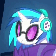 Size: 237x237 | Tagged: safe, screencap, character:dj pon-3, character:mr. stripes, character:vinyl scratch, episode:the saddle row review, g4, my little pony: friendship is magic, animated, headbob, headphones, loop