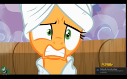 Size: 1440x900 | Tagged: safe, screencap, character:applejack, episode:applejack's day off, bronystate, discovery family logo, onedrive, spa, towel, windows, windows 10