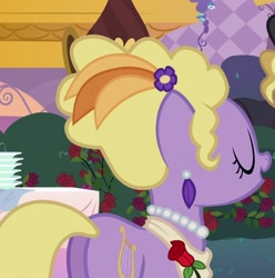 Size: 612x618 | Tagged: safe, screencap, character:lyrica lilac, species:pony, episode:sweet and elite, g4, my little pony: friendship is magic, cropped, female, mare, plot