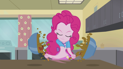 Size: 1280x720 | Tagged: safe, screencap, character:pinkie pie, episode:pinkie on the one, equestria girls:rainbow rocks, g4, my little pony:equestria girls, great moments in animation, smear frame, solo