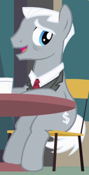 Size: 380x750 | Tagged: safe, screencap, character:roger silvermane, species:pony, episode:rarity takes manehattan, g4, my little pony: friendship is magic, background pony, mad men, roger sterling, solo