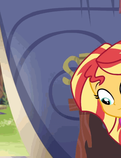 Size: 465x608 | Tagged: safe, screencap, character:sunset shimmer, equestria girls:legend of everfree, g4, my little pony:equestria girls, animated, no context