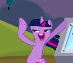 Size: 365x313 | Tagged: safe, screencap, character:twilight sparkle, character:twilight sparkle (unicorn), species:pony, species:unicorn, episode:hurricane fluttershy, g4, my little pony: friendship is magic, cropped, faec, female, great moments in animation, mare, meme, reaction image, solo, what is anatomy