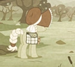 Size: 290x260 | Tagged: safe, screencap, character:granny smith, species:pony, episode:family appreciation day, g4, my little pony: friendship is magic, cropped, female, mare, plot, sepia, young granny smith