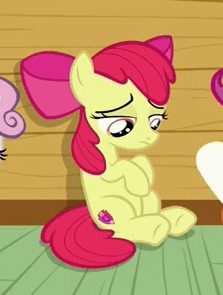 Size: 223x295 | Tagged: safe, screencap, character:apple bloom, character:scootaloo, character:sweetie belle, species:pegasus, species:pony, episode:the fault in our cutie marks, g4, my little pony: friendship is magic, cutie mark, reaction image, sad, the cmc's cutie marks