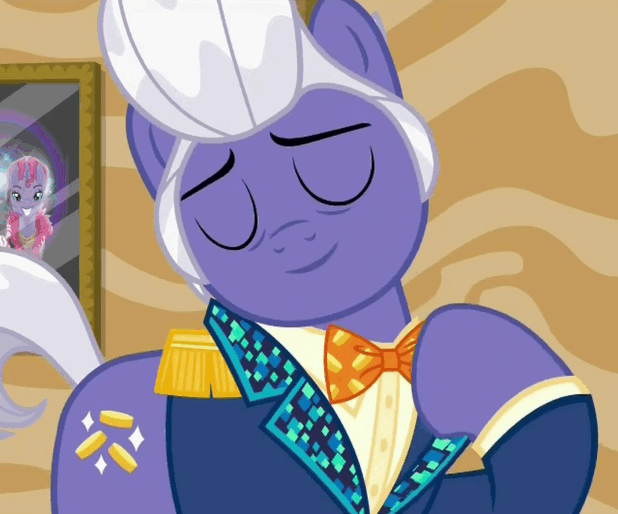 Size: 618x514 | Tagged: safe, screencap, character:gladmane, species:pony, episode:viva las pegasus, g4, my little pony: friendship is magic, animated, gif, loop