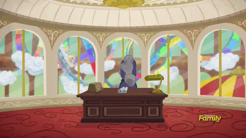 Size: 806x453 | Tagged: safe, screencap, character:gladmane, species:pony, episode:viva las pegasus, g4, my little pony: friendship is magic, animated, gif