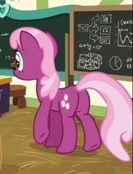 Size: 263x342 | Tagged: safe, screencap, character:cheerilee, species:pony, episode:the cart before the ponies, g4, my little pony: friendship is magic, cropped, female, flowerbutt, mare, plot