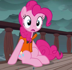 Size: 440x430 | Tagged: safe, screencap, character:pinkie pie, species:pony, episode:p.p.o.v. (pony point of view), g4, my little pony: friendship is magic, solo
