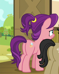 Size: 389x487 | Tagged: safe, screencap, character:filthy rich, character:spoiled rich, species:pony, ship:spoilthy, episode:where the apple lies, g4, my little pony: friendship is magic, cropped, female, mare, plot, spoiled milk